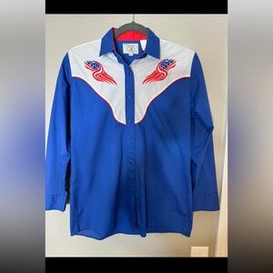 80s Vintage Rodeo shirt Ely Cattleman